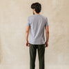 Damage Round Neck T-shirt 'Grey'