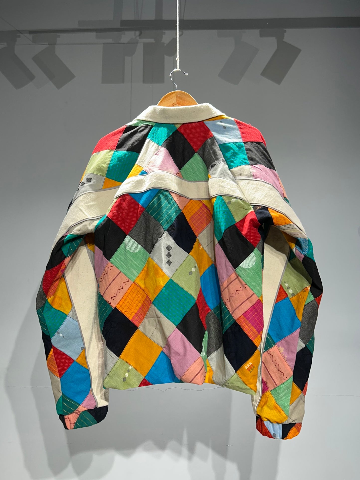 1-1 square patch jacket