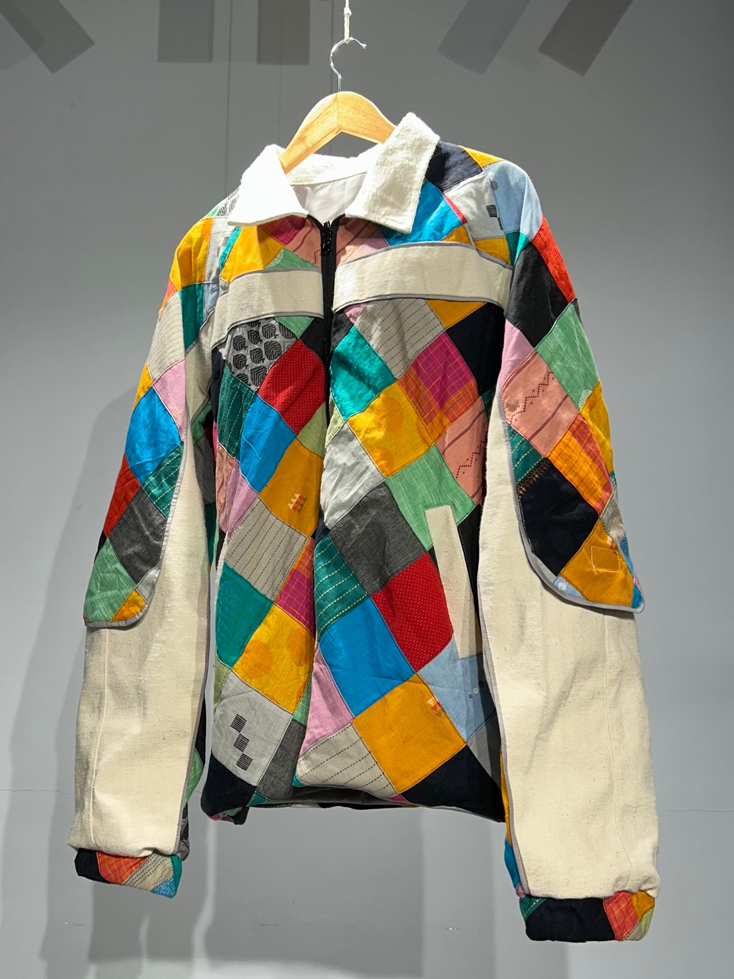 1-1 square patch jacket