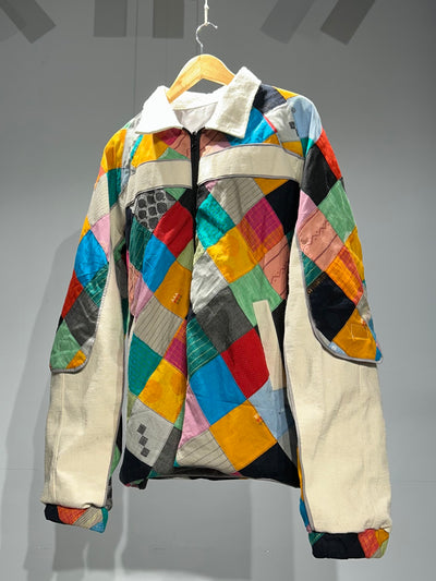 1-1 square patch jacket