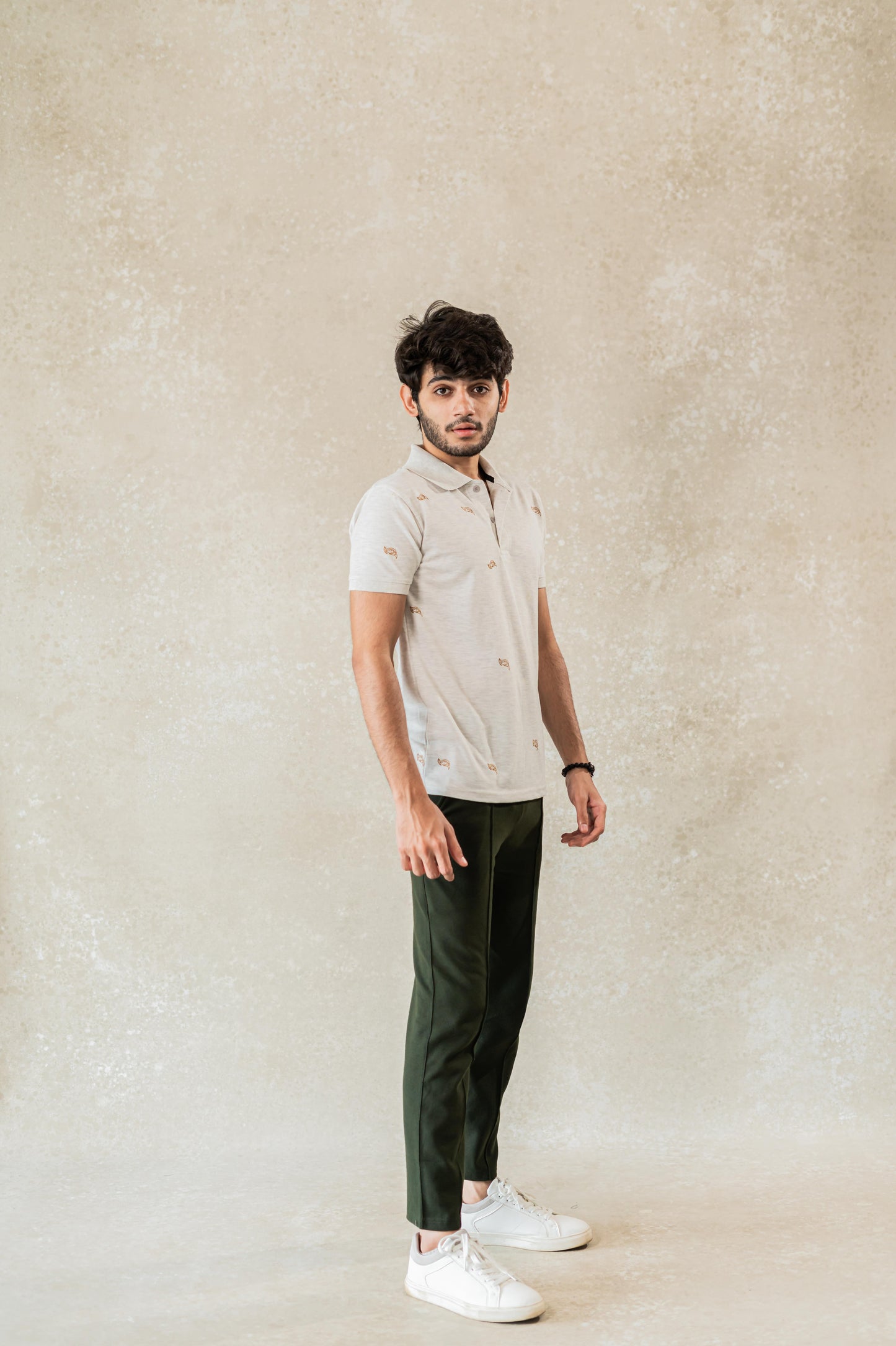 Eagle Polo T-shirt 'Button'