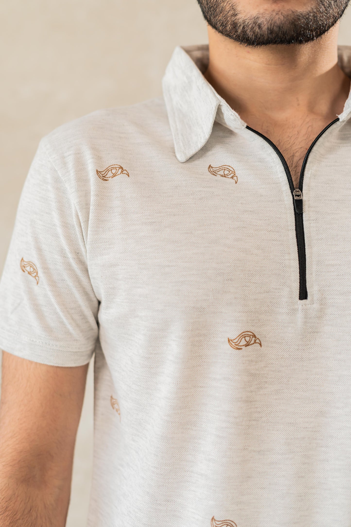 Eagle Polo T-shirt 'Zip'