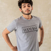 Damage Round Neck T-shirt 'Grey'