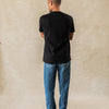 Plain Unisex Round Neck T-shirt 'Black'