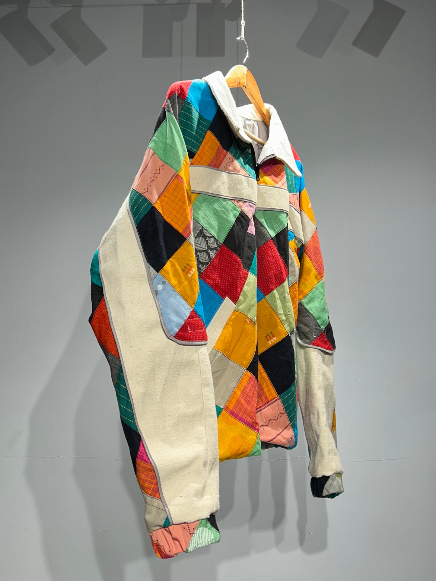 1-1 square patch jacket