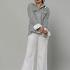 White Joggers with air jacket SET