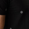 Zip Snowflake Polo T-shirt