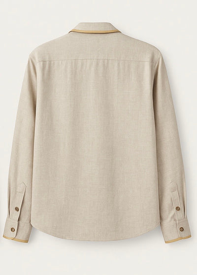 Linen Gold line shirt