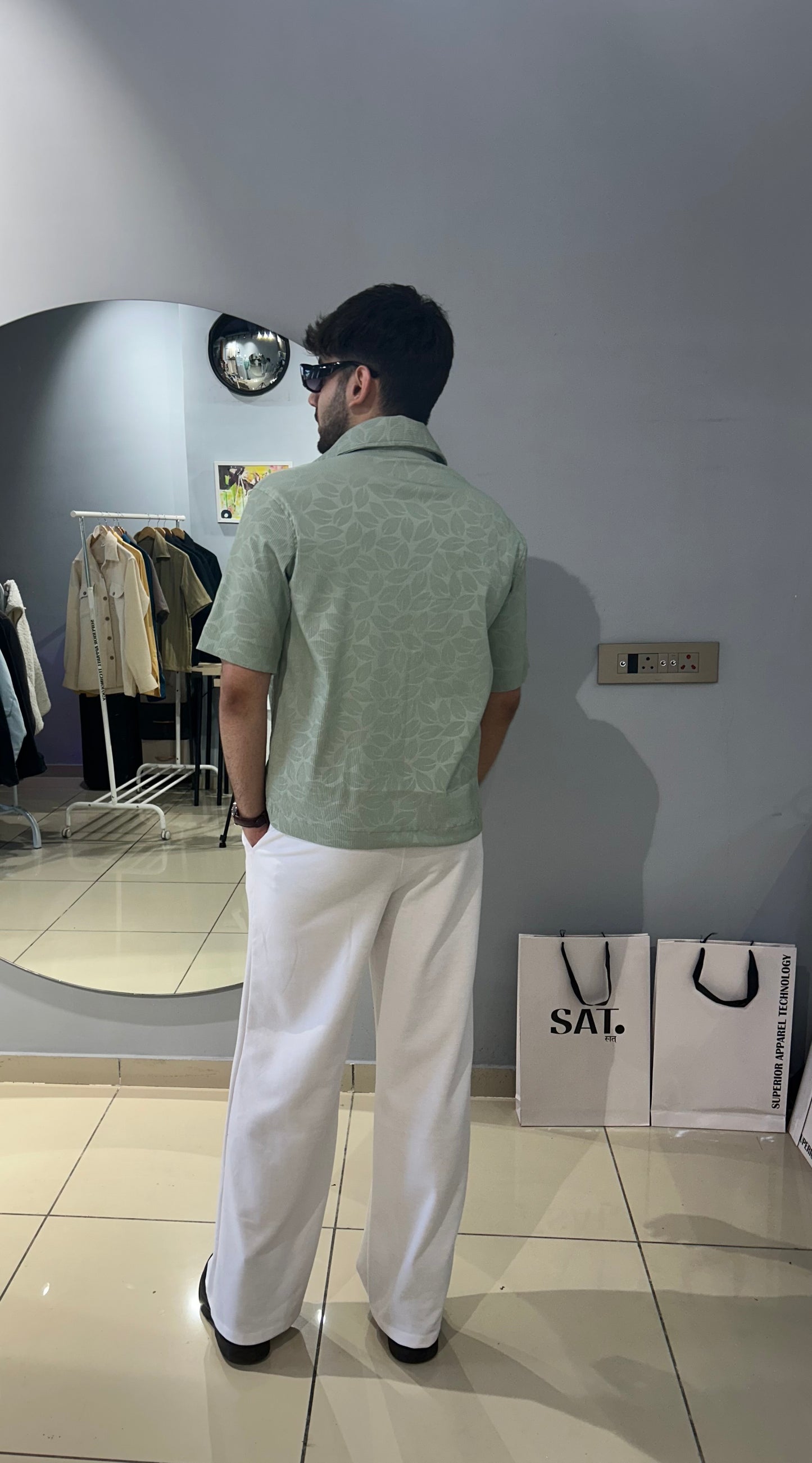 1-1 Leaf Green shirt