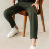Olive Jogpants (High Waist)