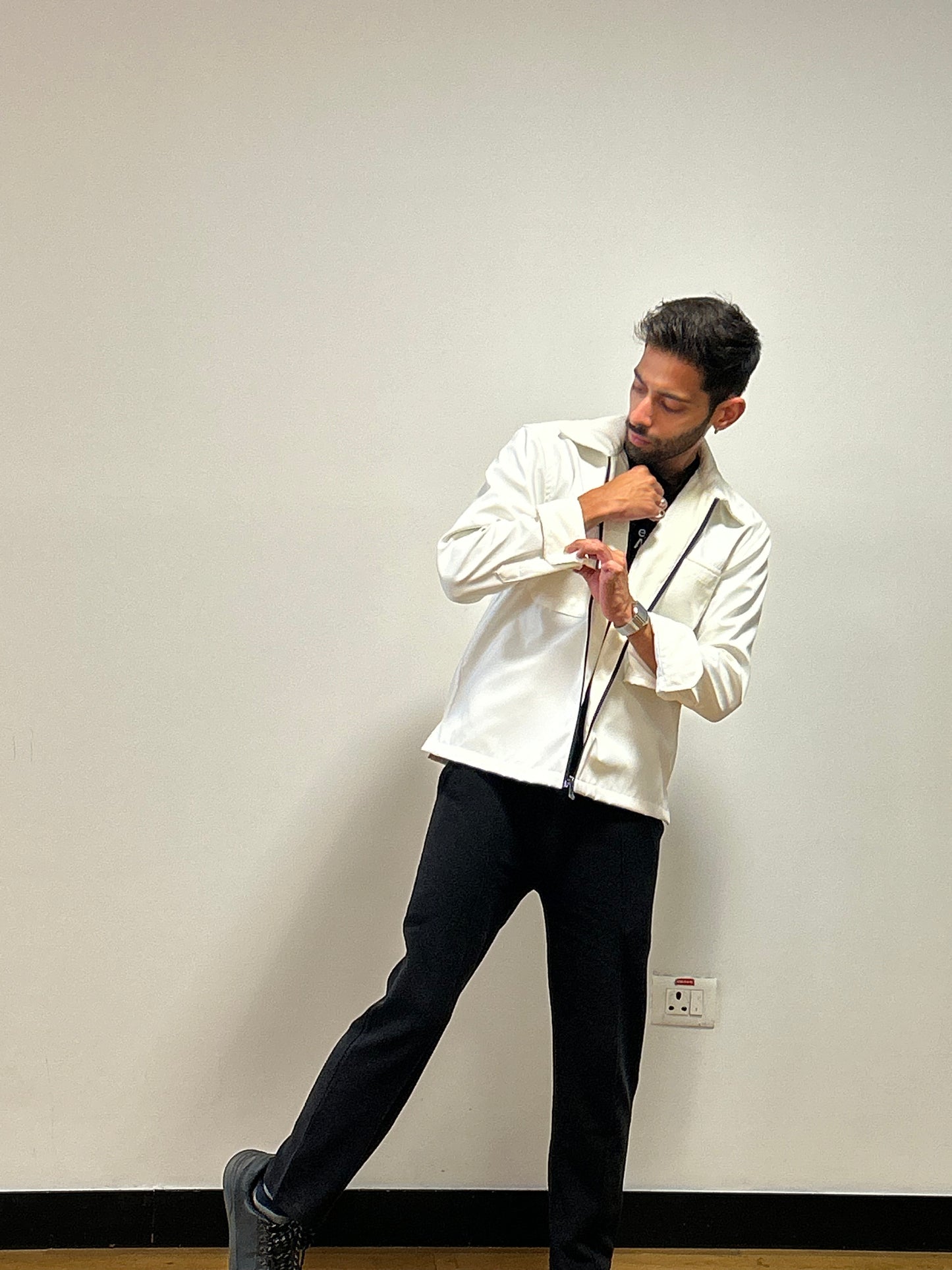 Solid Me White Jacket