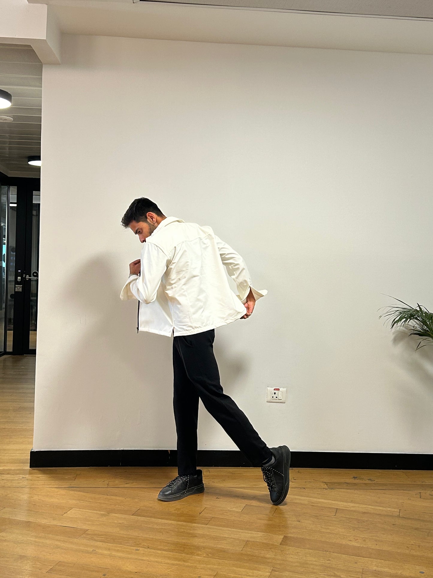Solid Me White Jacket
