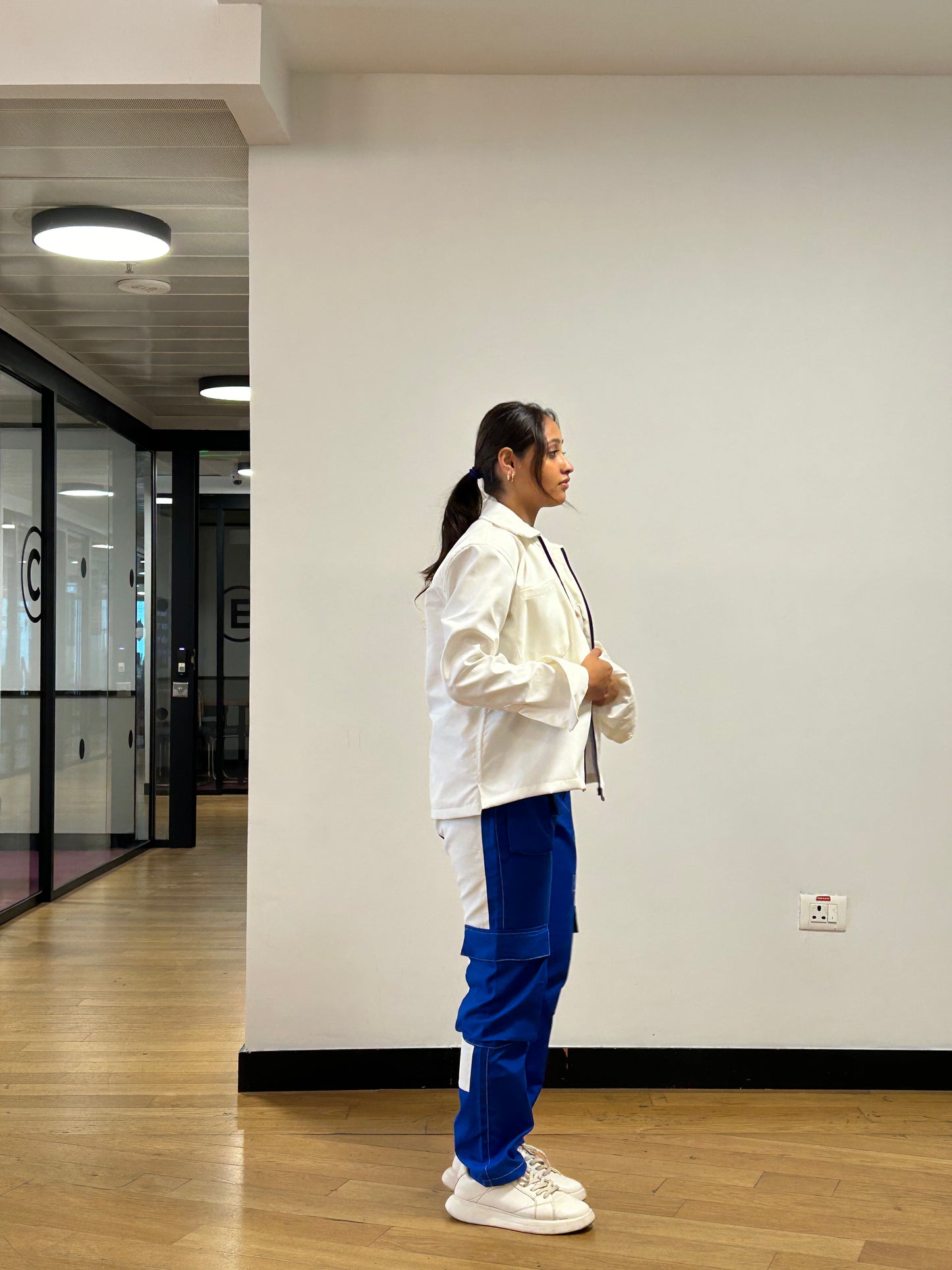 Solid Me White Jacket
