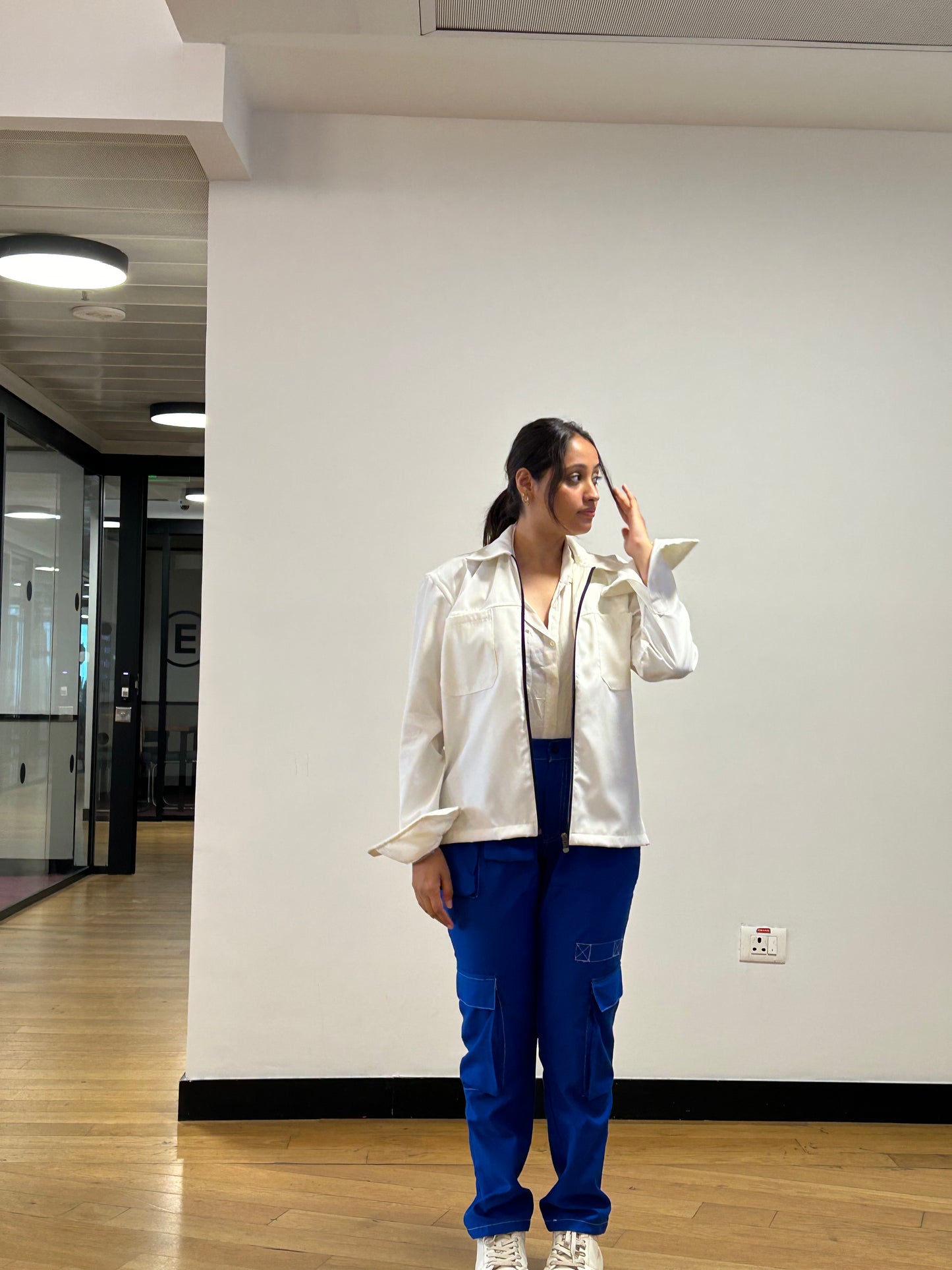 Solid Me White Jacket