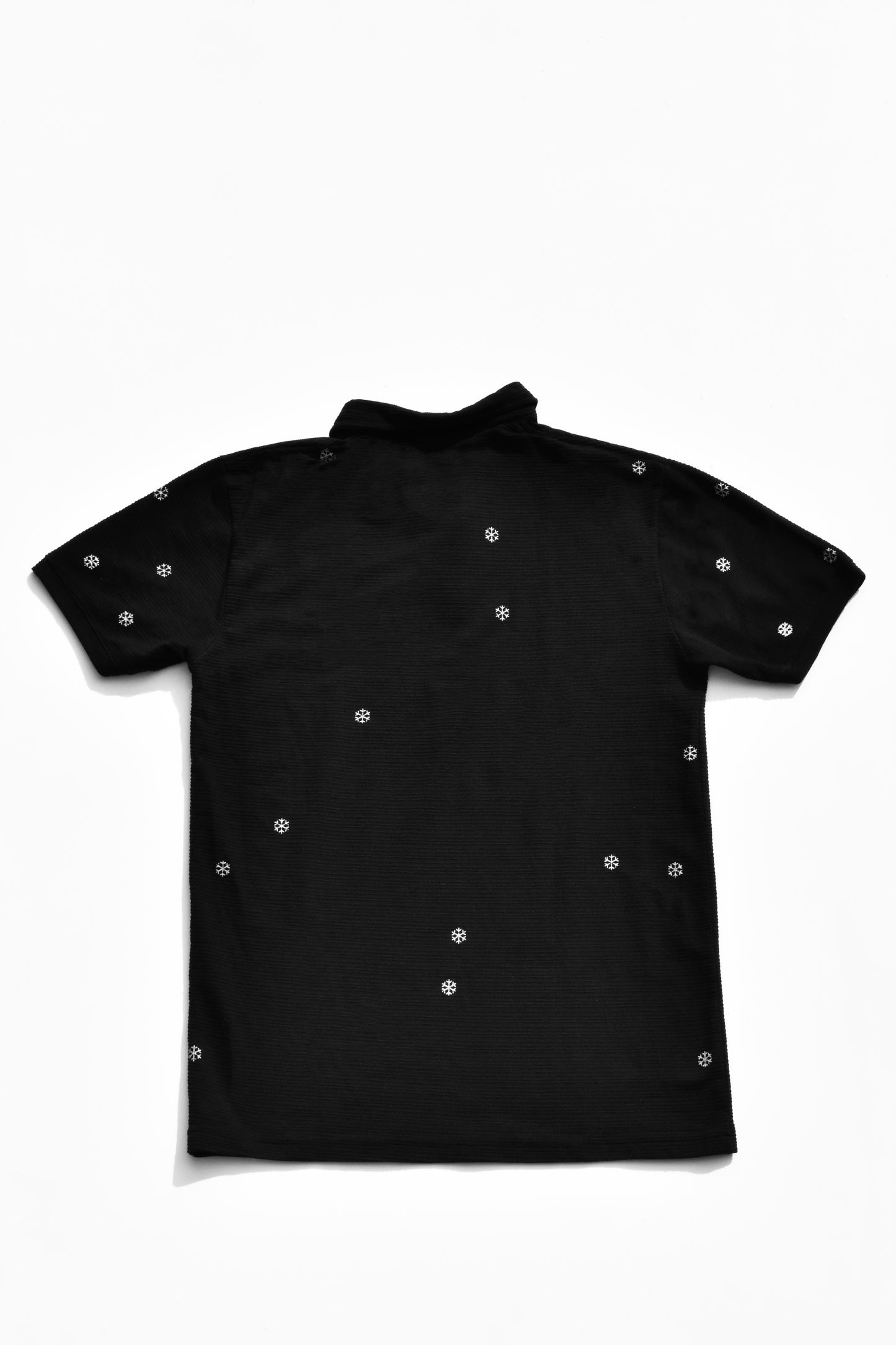 Zip Snowflake Polo T-shirt