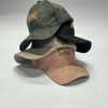 Caps - 6 Panel Suede Cap