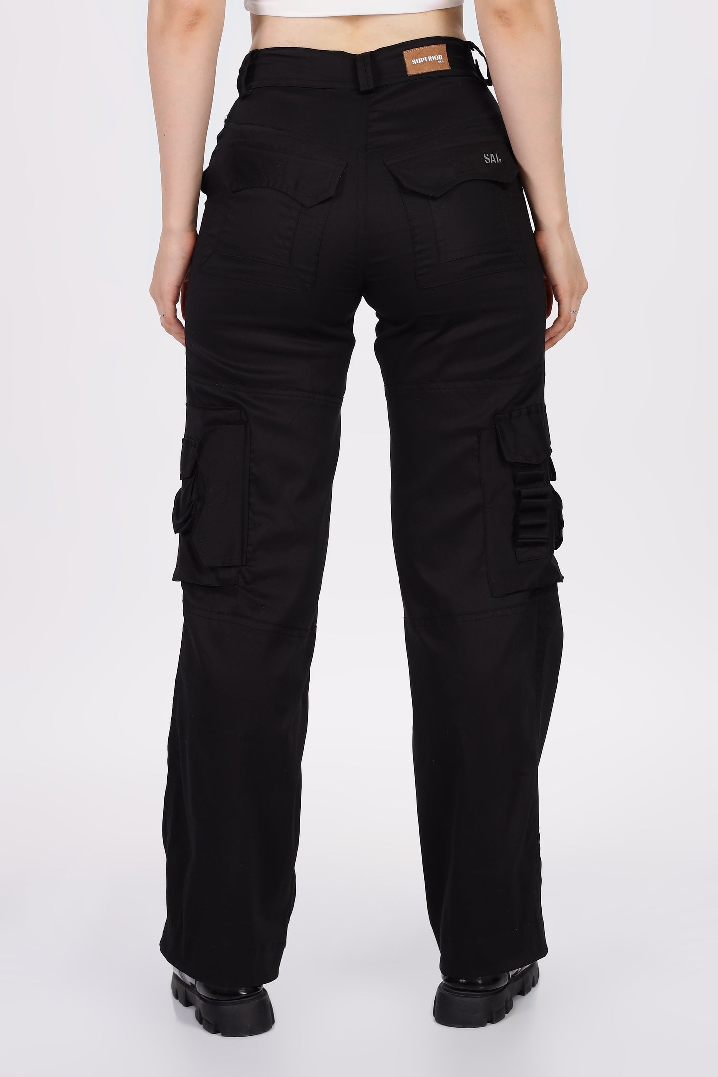 Thin Cargo - Wide Leg Cargo 'Black'