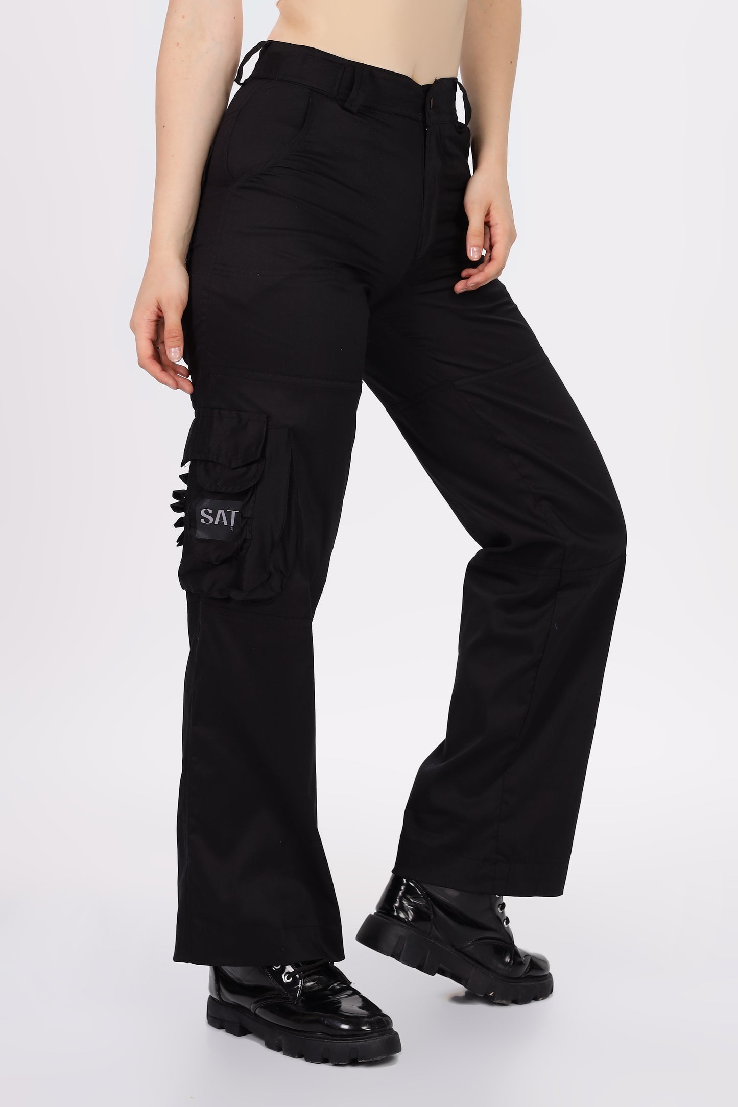 Thin Cargo - Wide Leg Cargo 'Black'