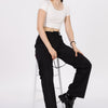 Thin Cargo - Wide Leg Cargo 'Black'