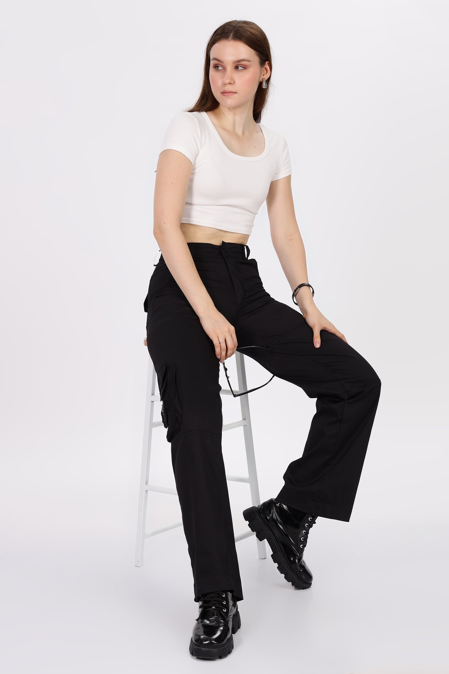 Thin Cargo - Wide Leg Cargo 'Black'