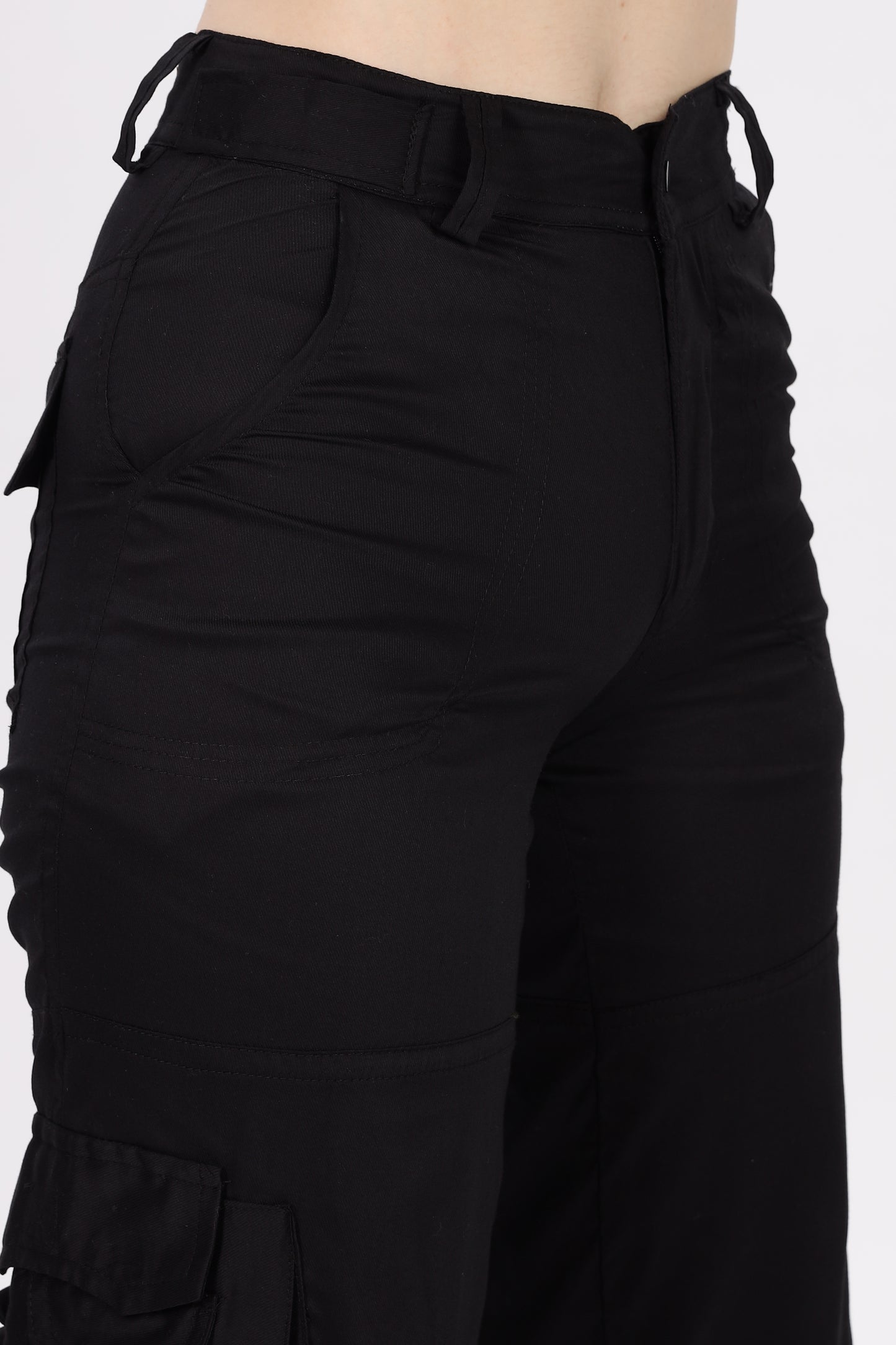Thin Cargo - Wide Leg Cargo 'Black'
