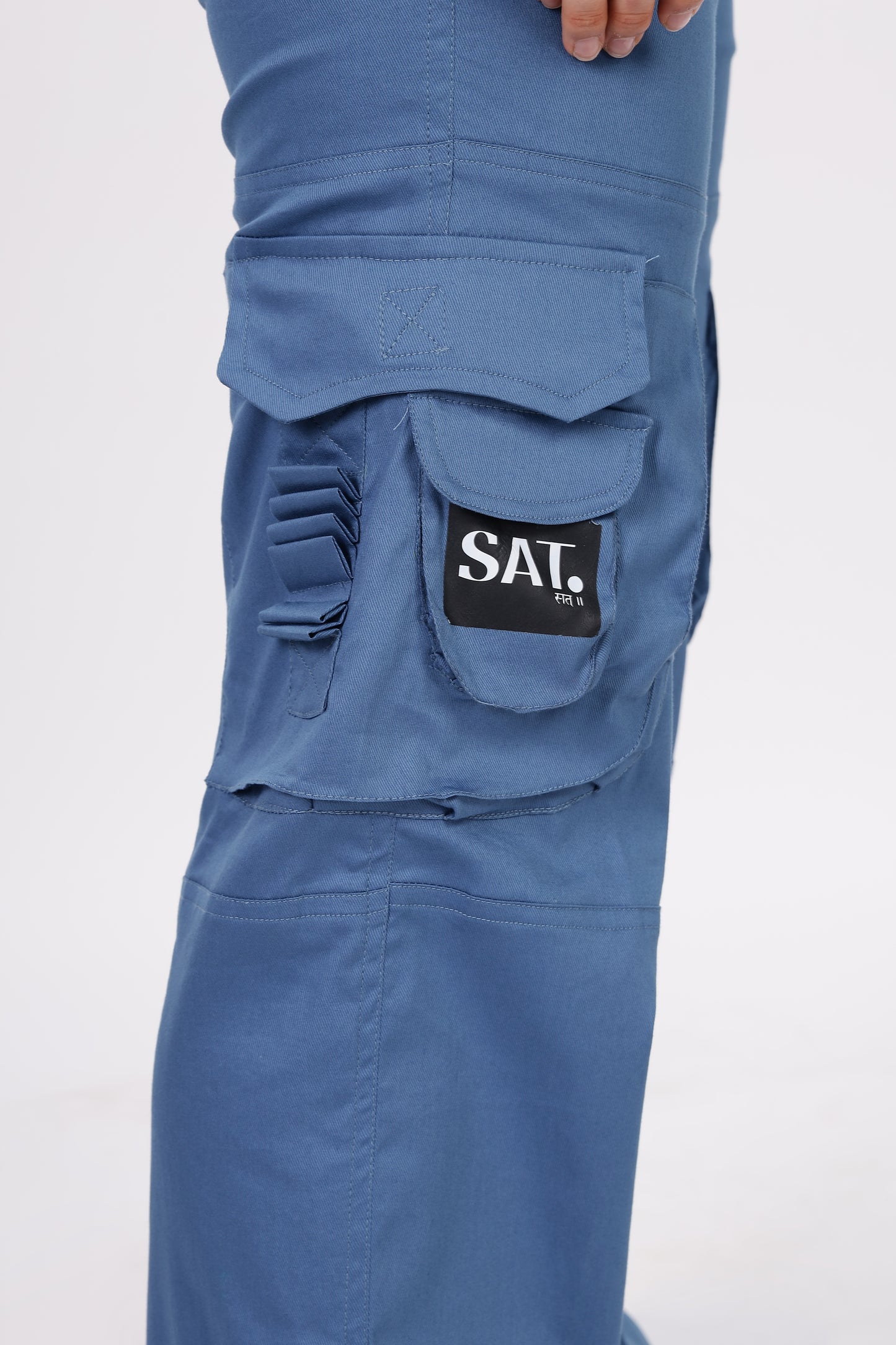 Thin Cargo - Wide Leg Cargo 'Blue'