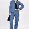 Thin Cargo - Wide Leg Cargo 'Blue'