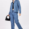 Thin Cargo - Wide Leg Cargo 'Blue'