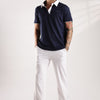White Collar Polo T-Shirt