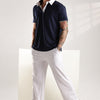 White Collar Polo T-Shirt