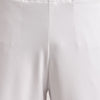 Self Design Tucks Pants - Super Soft Lycra 'White'
