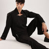 Gazzet Collar Co-ord Set 'Black '