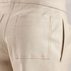 Circular Belt Single Pleated Straight Pants