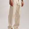 Double Pleated Raw Denim Pants