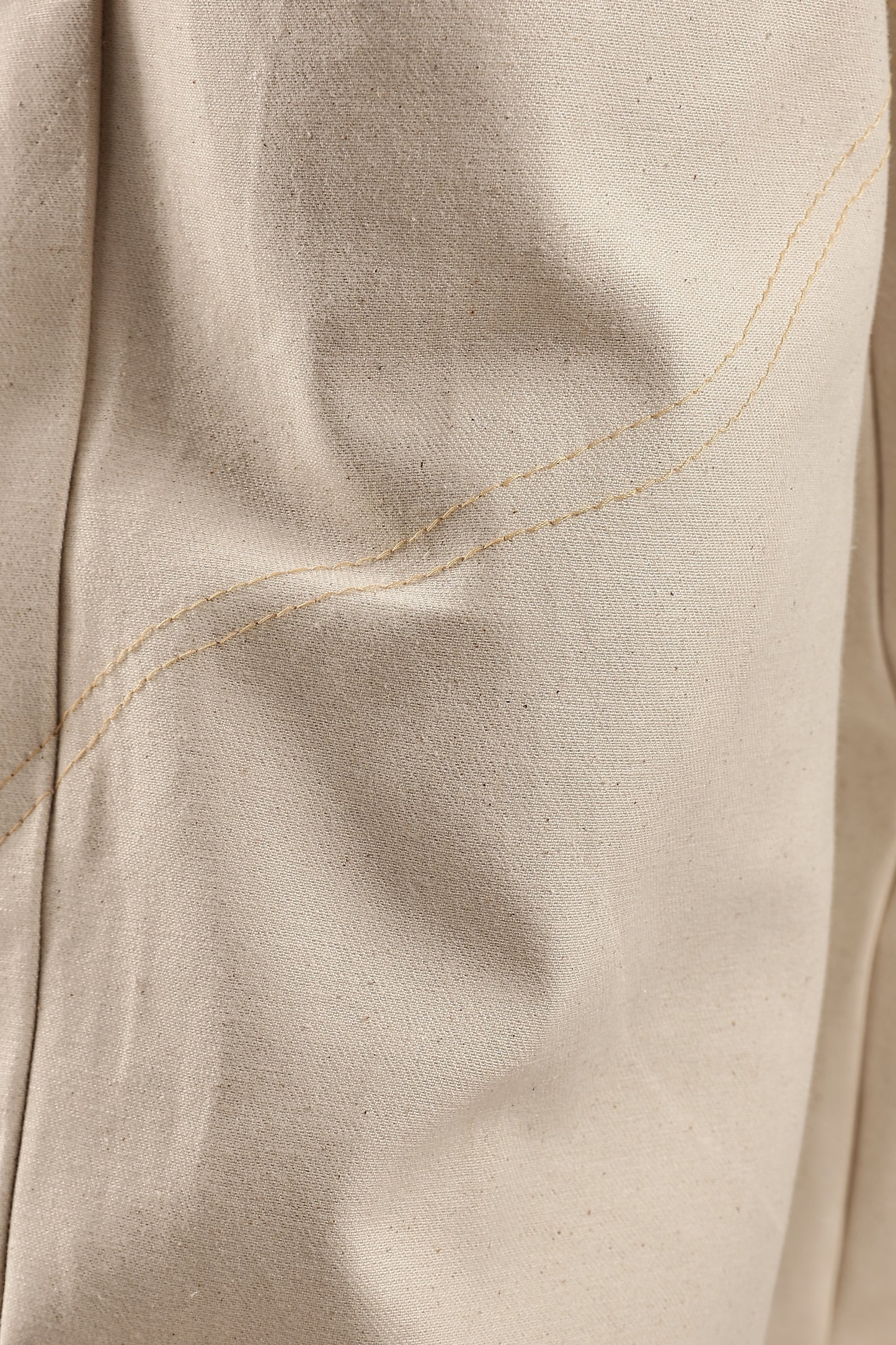 Double Pleated Raw Denim Pants