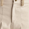 Double Pleated Raw Denim Pants
