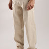 Double Pleated Raw Denim Pants