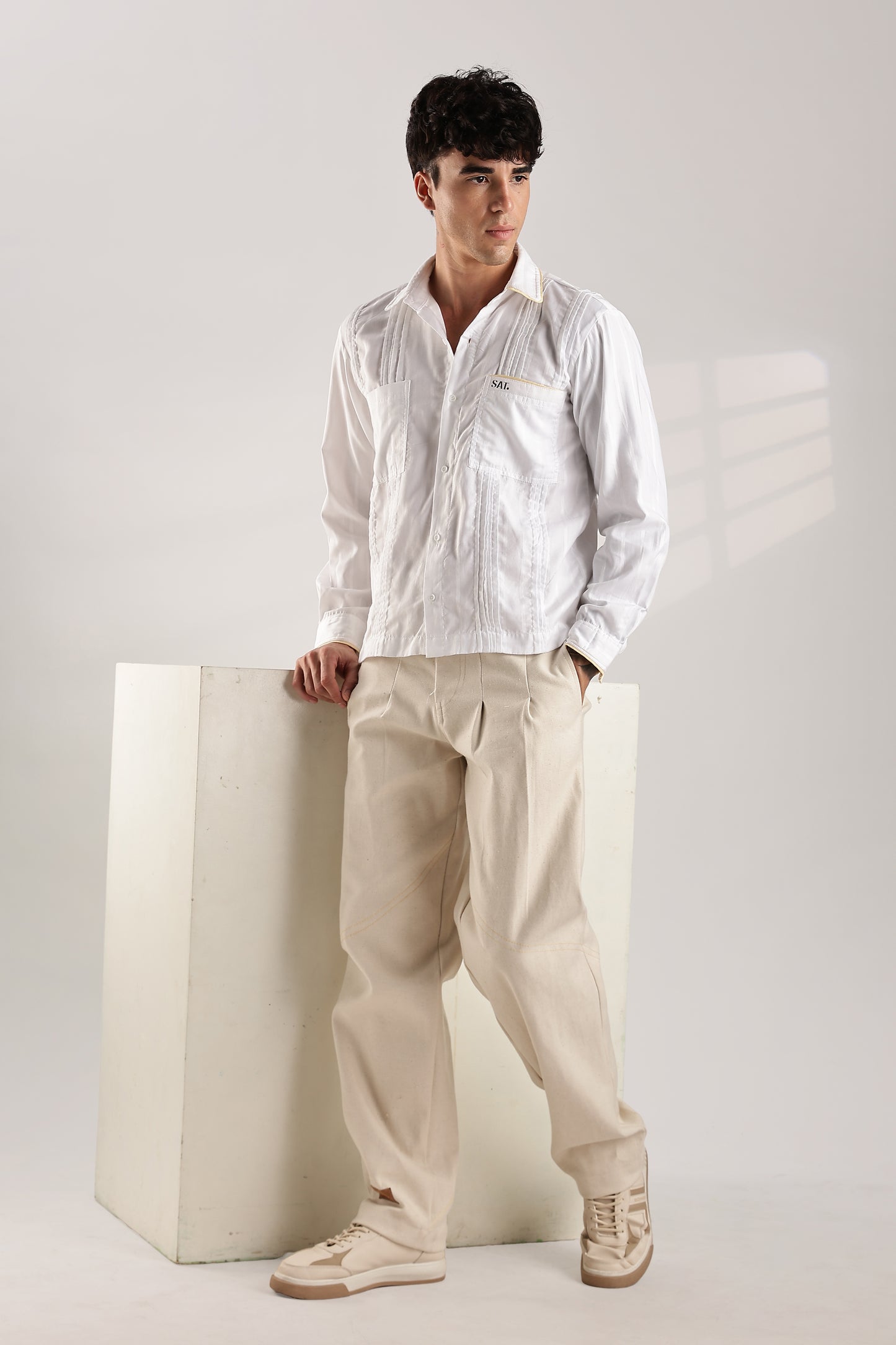 Tunks pure Cotton shirt 'White'