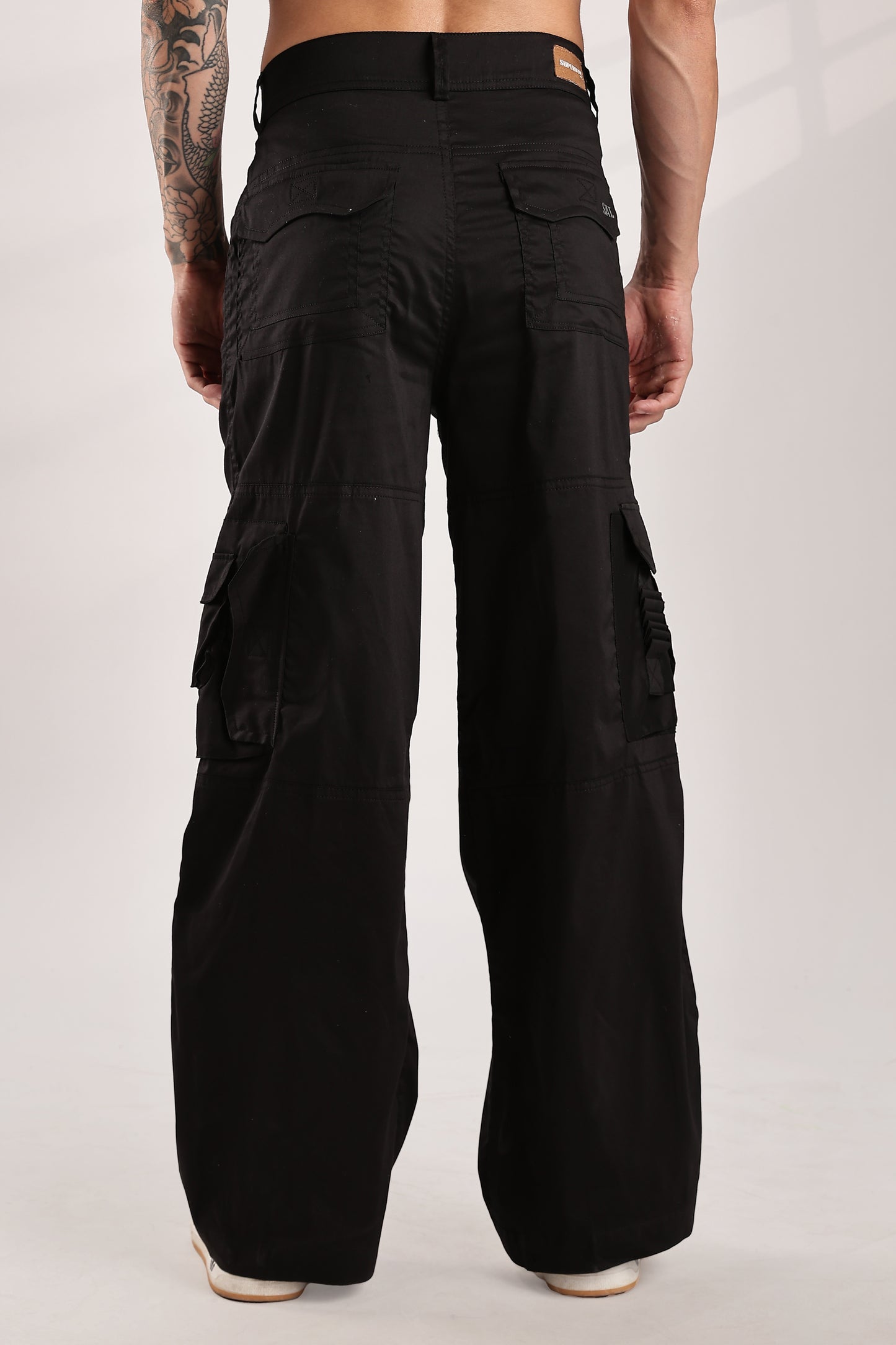 Thin Cargo - Wide Leg Cargo 'Black'