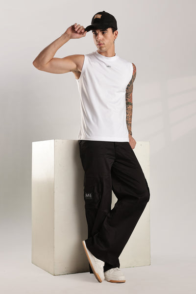 Thin Cargo - Wide Leg Cargo 'Black'