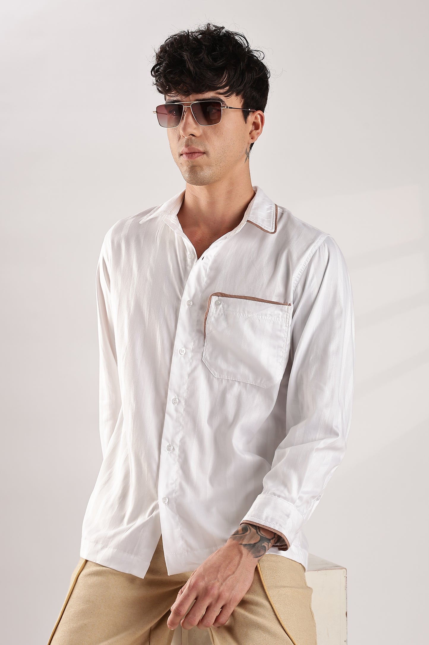 Hidden Patch Pocket Shirt
