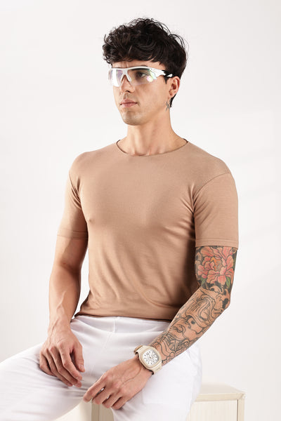 Liquid Tee - Relaxed Fit 'Beige'