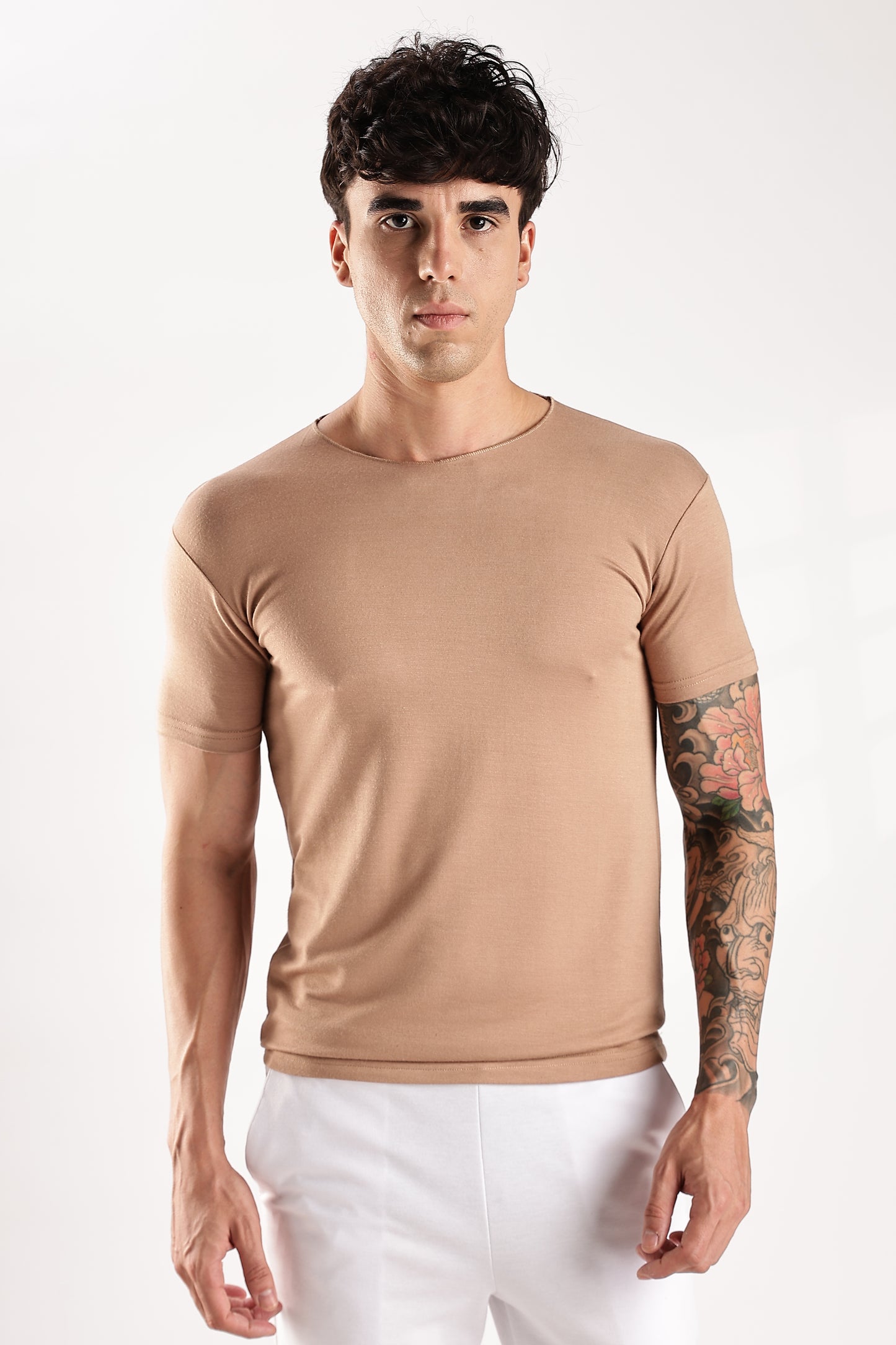 Liquid Tee - Relaxed Fit 'Beige'