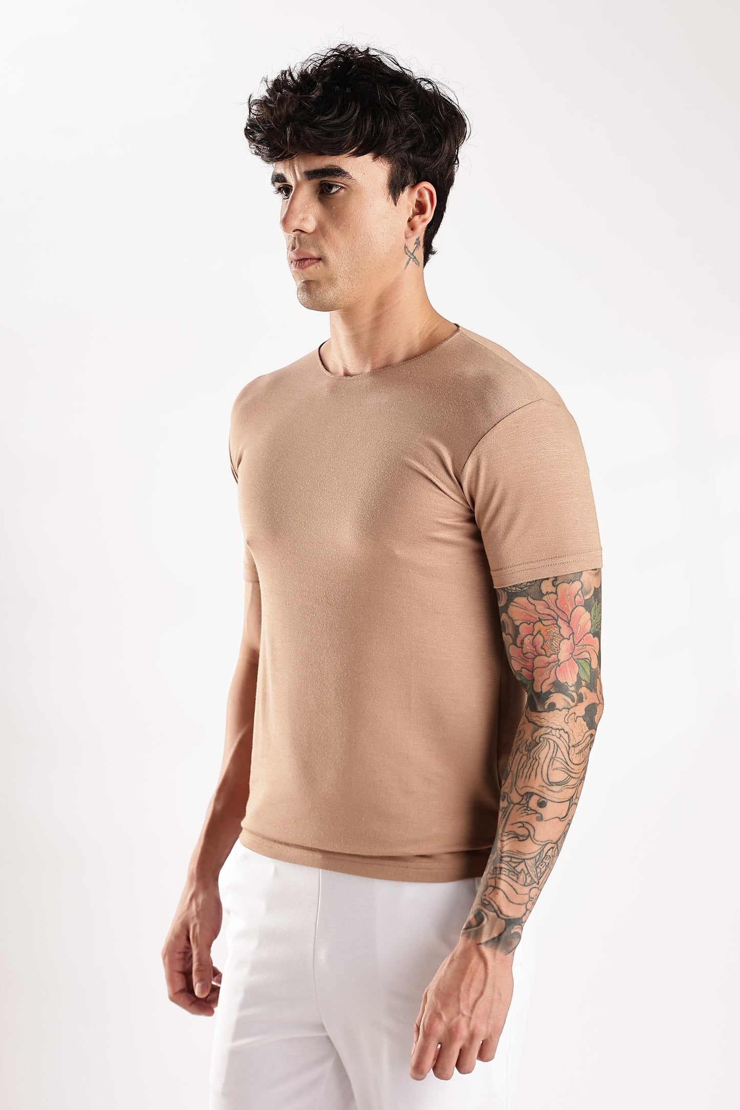 Liquid Tee - Relaxed Fit 'Beige'