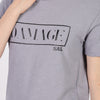Damage Round Neck T-shirt 'Grey'
