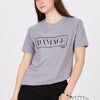 Damage Round Neck T-shirt 'Grey'