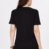 Plain Unisex Round Neck T-shirt 'Black'