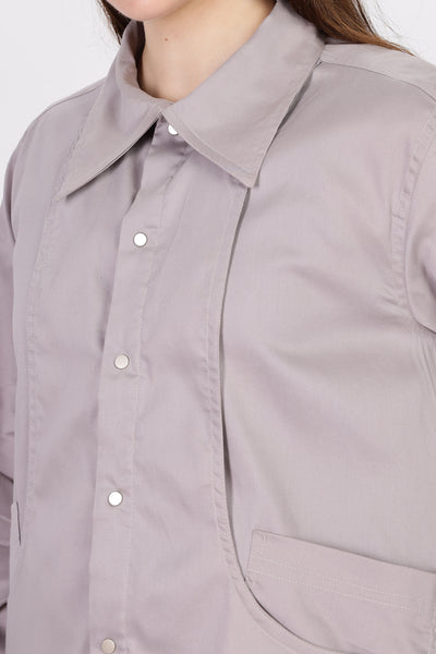 Cool Grey Panel Shirt