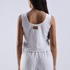 Cropped Vest 'White'