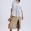Tunks Pure Cotton Shirt 'White'